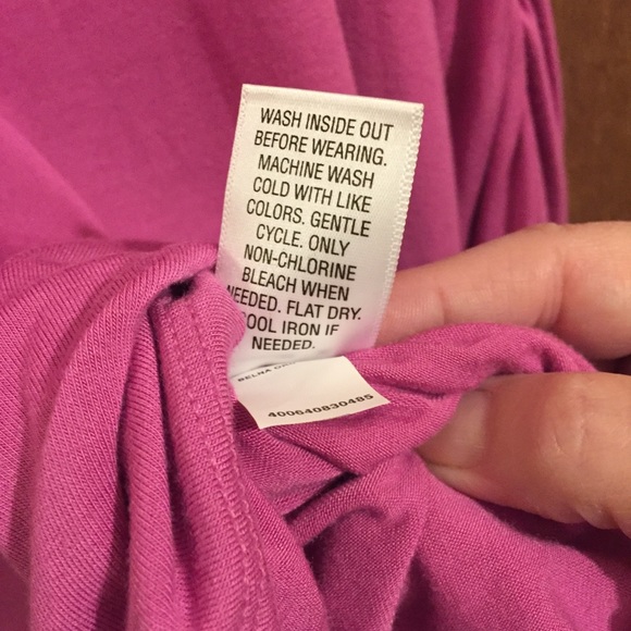 New Maternity/Nursing Snap Shoulder Tank XL Barbie Pink NWT - Picture 9 of 9